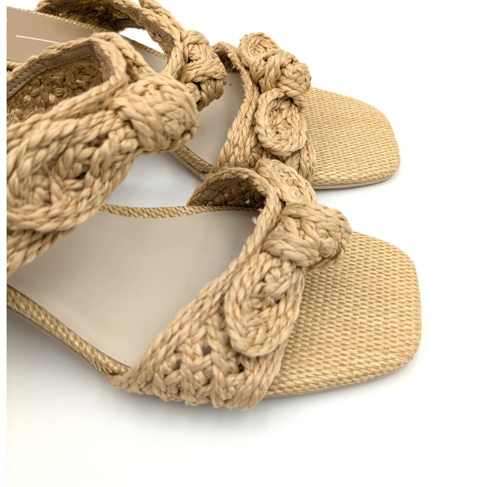 Dolce Vita  Niyah Slide Sandals Women's Natural Raffia Size US11 - Picture 8 of 10